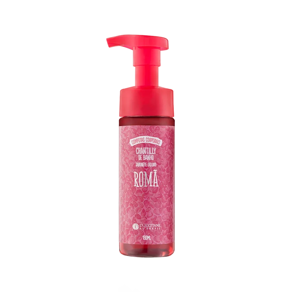 Combo Romã: Chantilly de Banho, Esfoliante, Hidratante e Spray