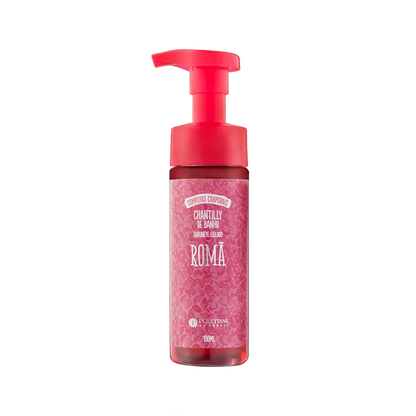 Combo Romã: Chantilly de Banho, Esfoliante, Hidratante e Spray
